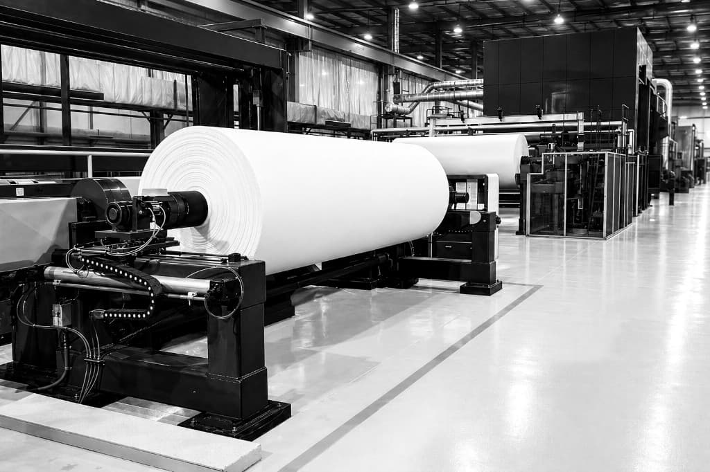 USC nonwoven production facility and manufacturing environment